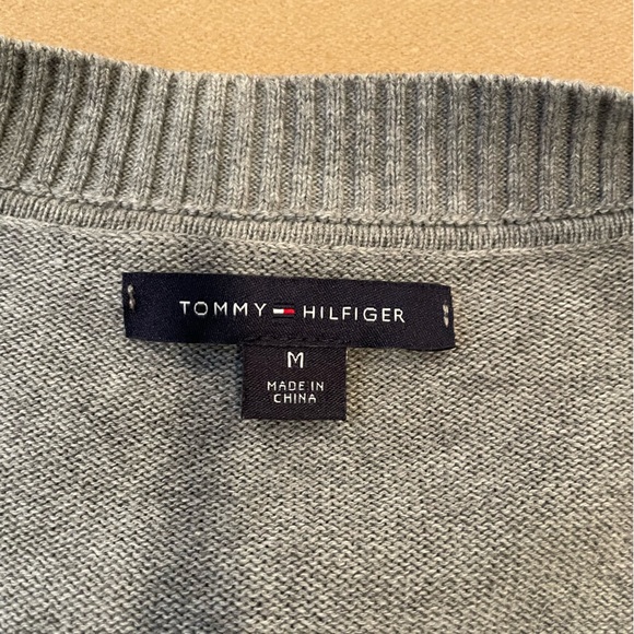Tommy Hilfiger Grey Cardigan - size medium - Picture 6 of 9